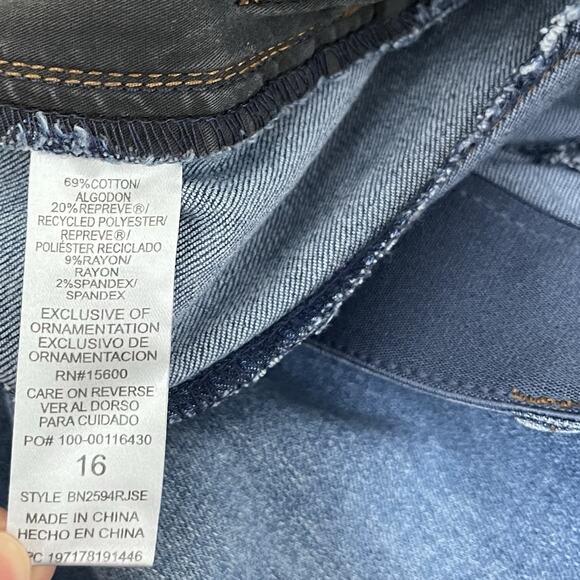 Democracy Absolution Skyrise Double Side Seam Bootcut Jeans Size 16 Stretch - Picture 9 of 9